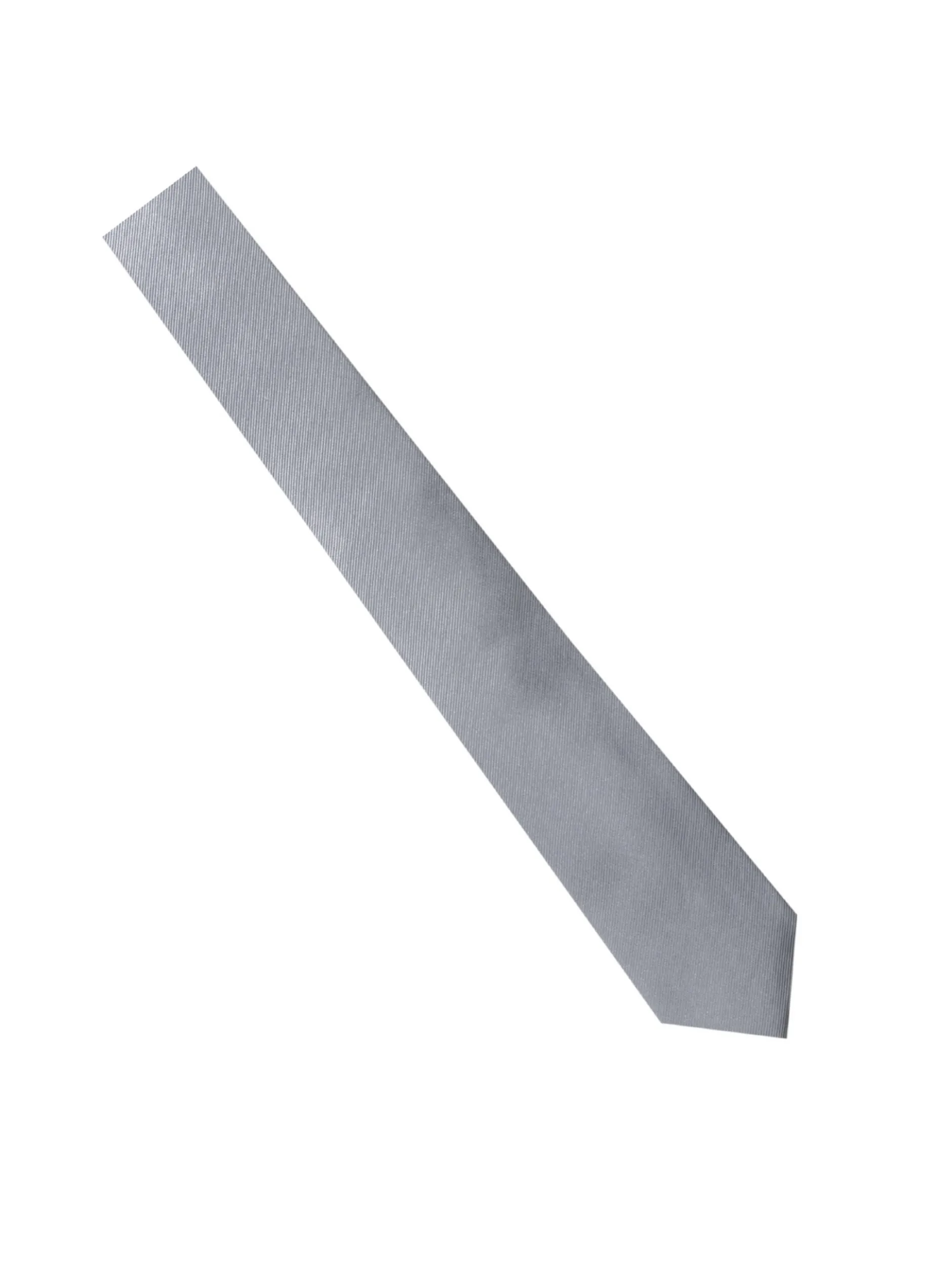 Seidensticker Herren Krawatte - Breit (7cm) Fit in silber