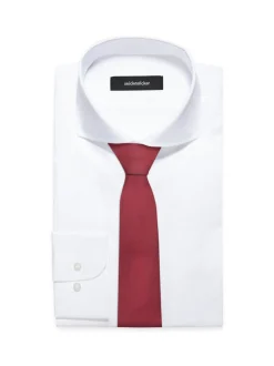 Seidensticker Herren Krawatte - Breit (7cm) Fit in bordeaux