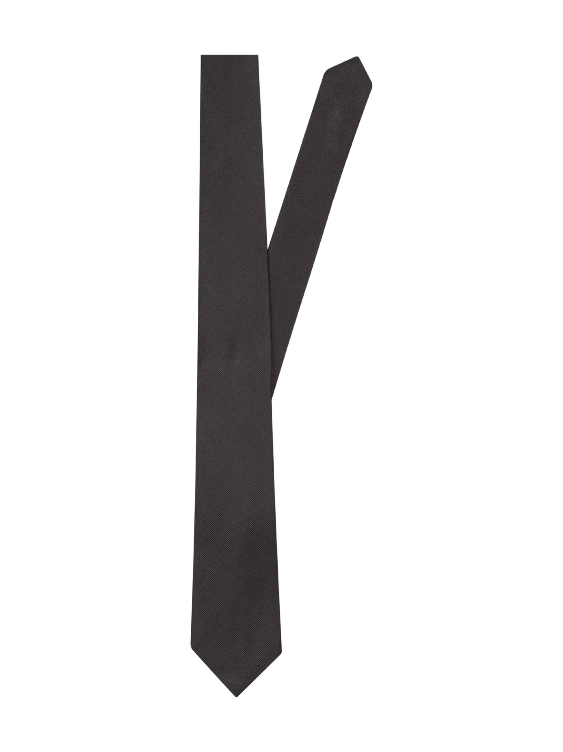 Seidensticker Herren Krawatte - Breit (7cm) Fit in anthrazit