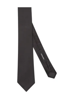 Seidensticker Herren Krawatte - Breit (7cm) Fit in anthrazit