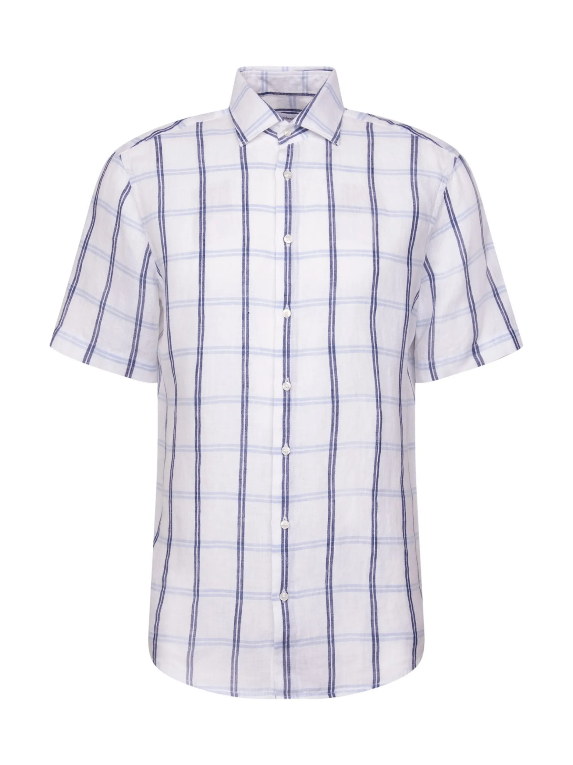 Seidensticker Herren Leinenhemd - Regular Fit in blau