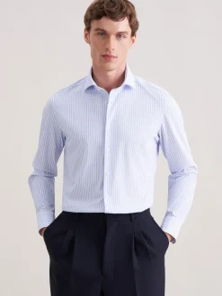 Seidensticker Herren Performance-Hemd - Slim Fit in blau