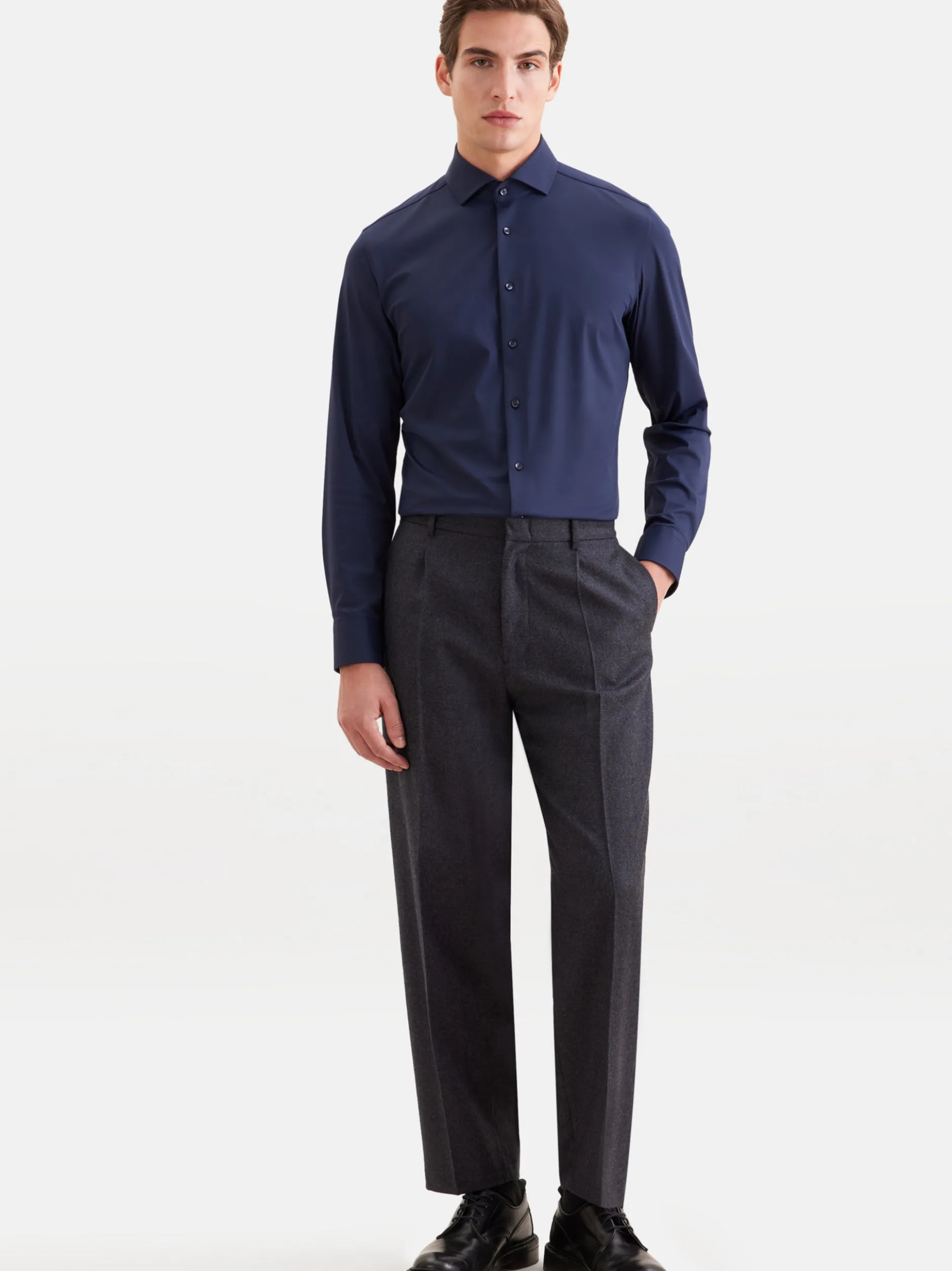Seidensticker Herren Performance-Hemd - Slim Fit in blau