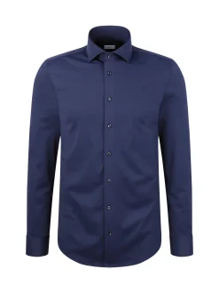 Seidensticker Herren Performance-Hemd - Slim Fit in blau