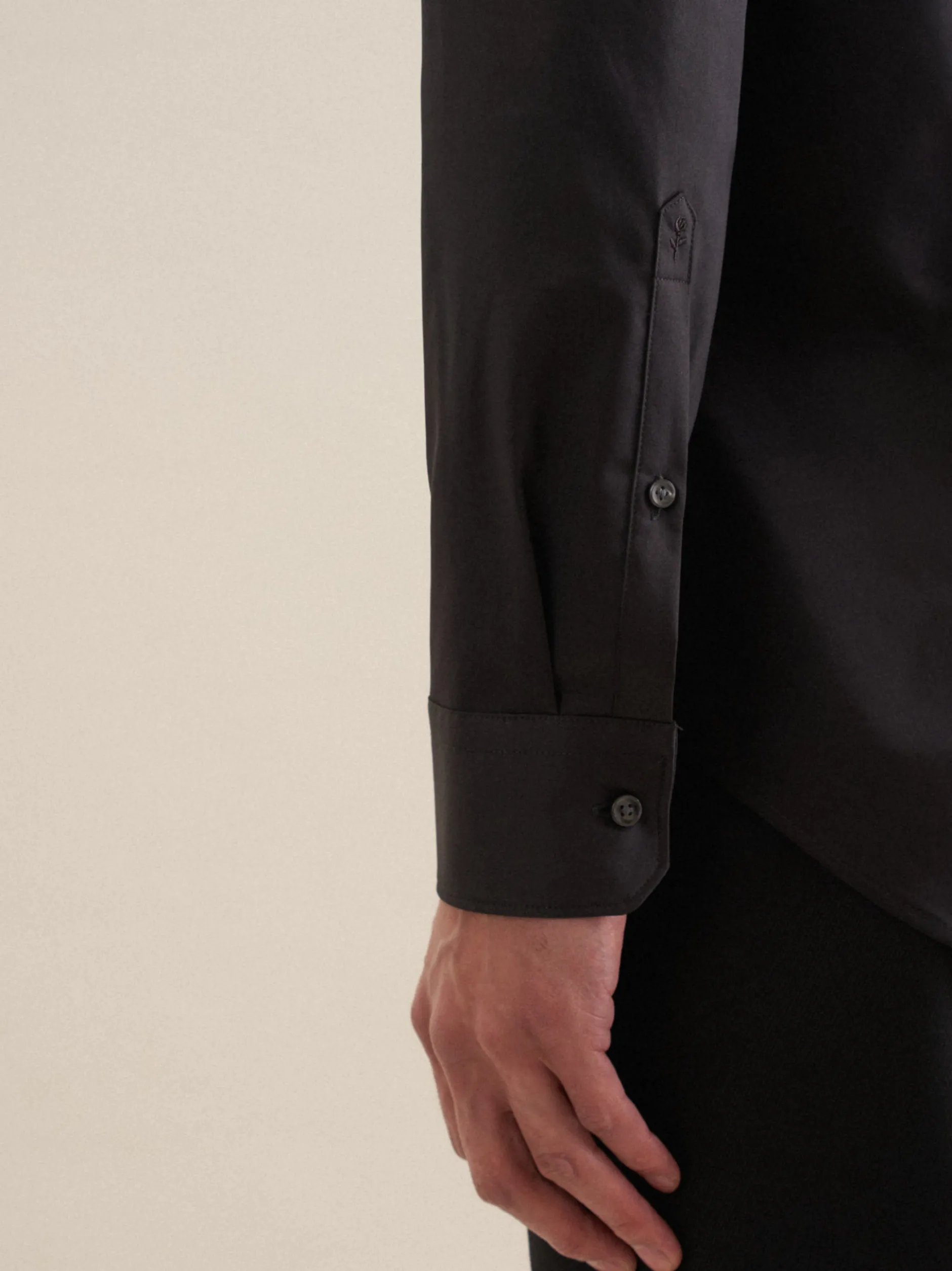 Seidensticker Herren Performance-Hemd - Slim Fit in schwarz