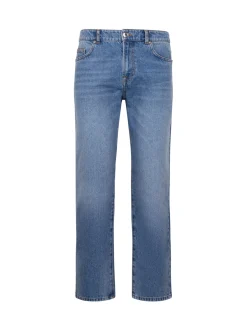 Seidensticker Herren 5-Pocket Denim - Regular Fit in medium stone denim