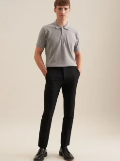 Seidensticker Herren Polo - Regular Fit in grau