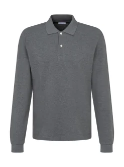 Seidensticker Herren Polo - Slim Fit in anthrazit