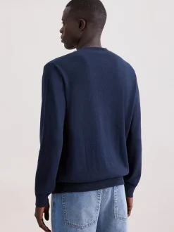 Seidensticker Herren Pullover - Regular Fit in blau