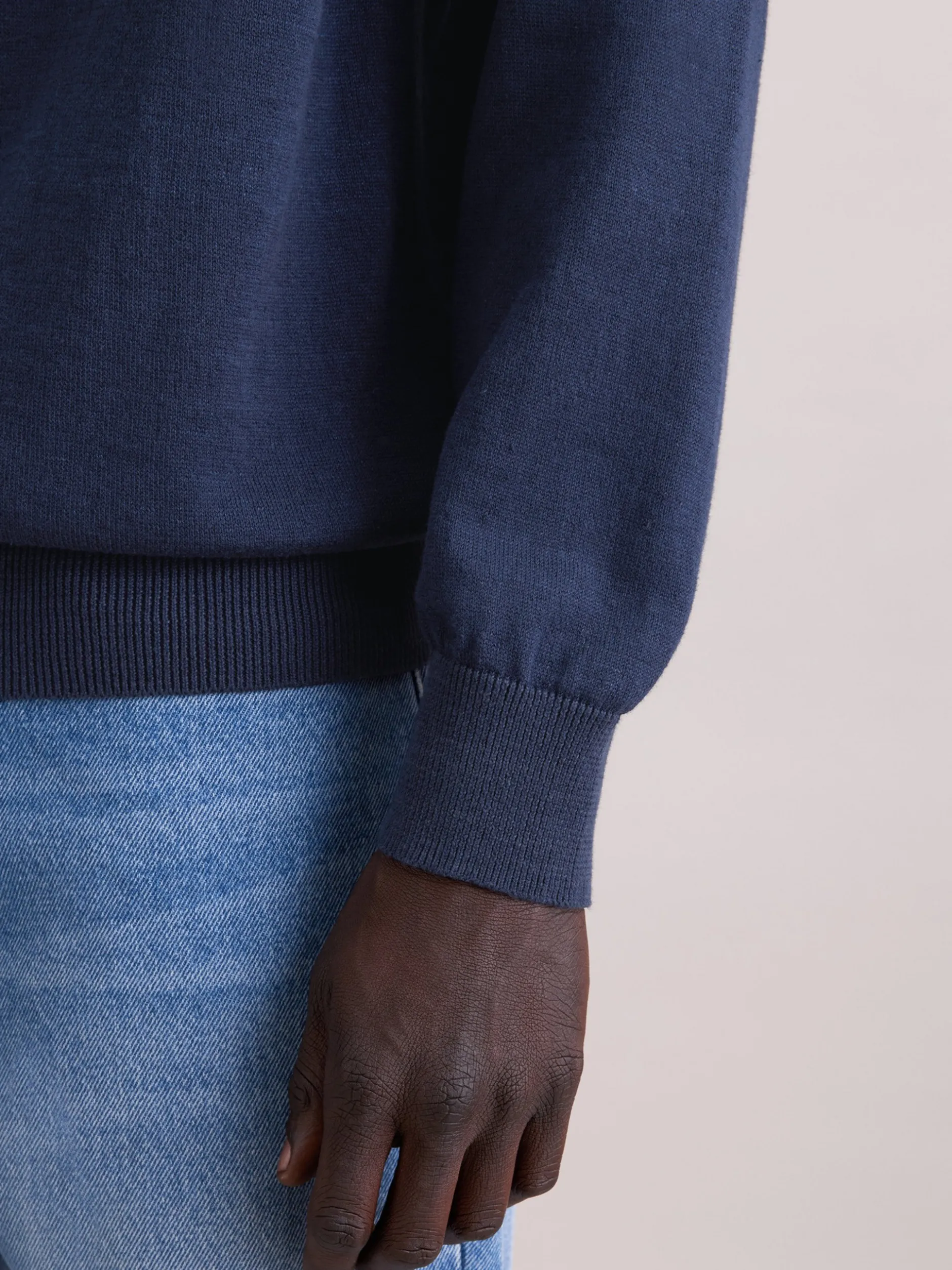 Seidensticker Herren Pullover - Regular Fit in blau