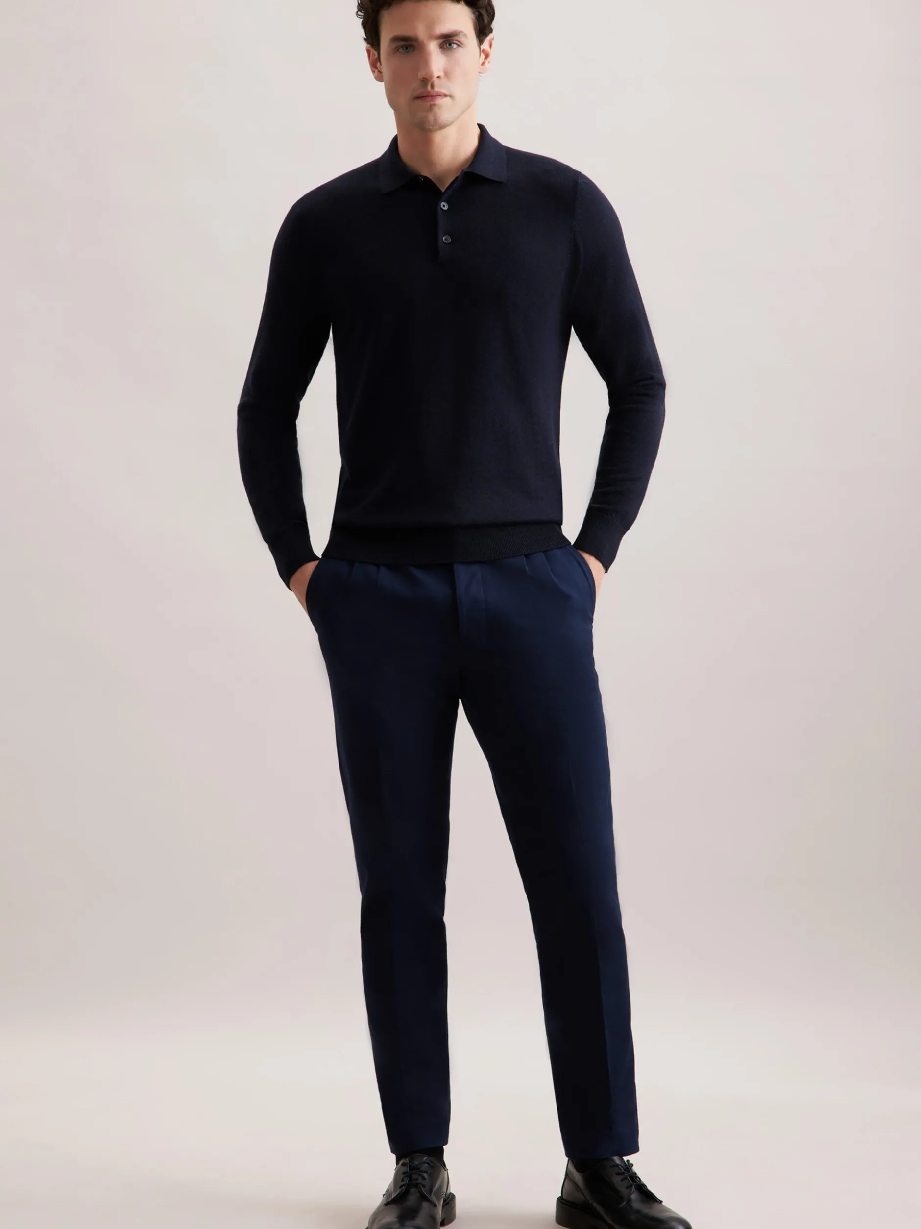 Seidensticker Herren Pullover - Regular Fit in marine