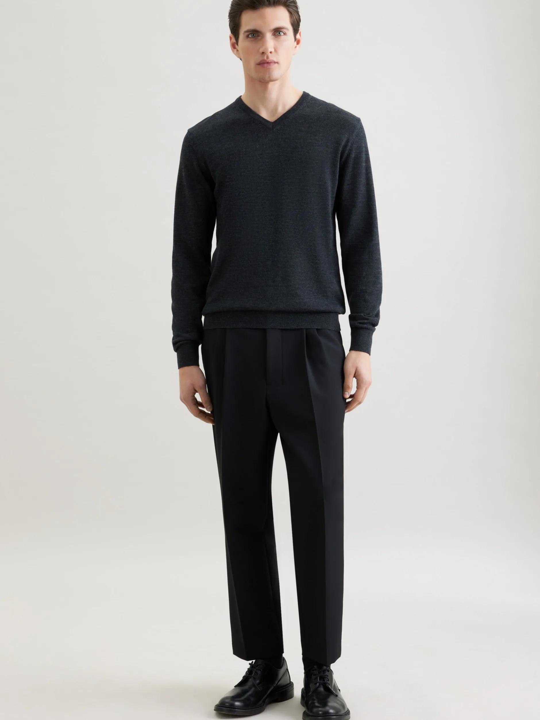 Seidensticker Herren Pullover - Regular Fit in melange