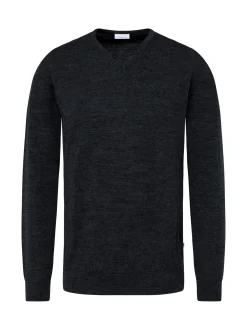 Seidensticker Herren Pullover - Regular Fit in melange
