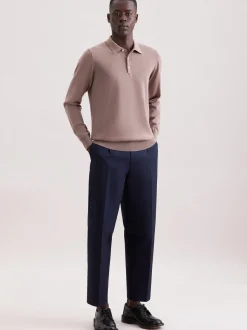 Seidensticker Herren Pullover - Regular Fit in taupe