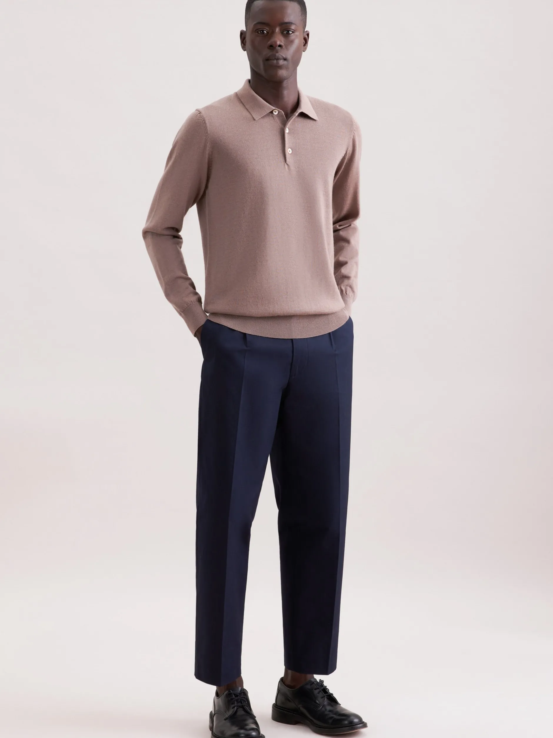 Seidensticker Herren Pullover - Regular Fit in taupe