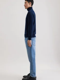 Seidensticker Herren Pullover - Regular Fit in blau