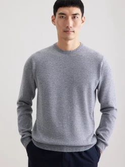 Seidensticker Herren Pullover - Regular Fit in grau