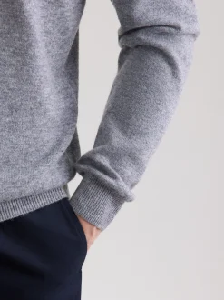 Seidensticker Herren Pullover - Regular Fit in grau