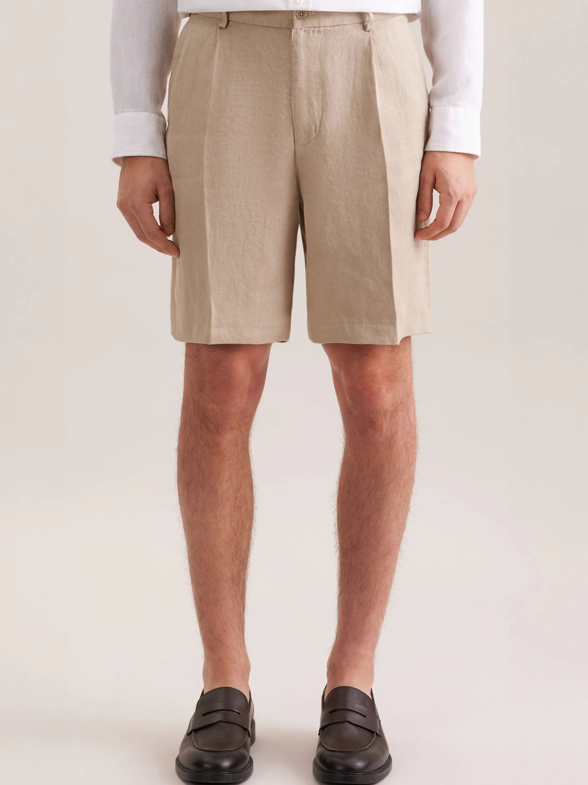 Seidensticker Herren Shorts - Regular Fit in beige