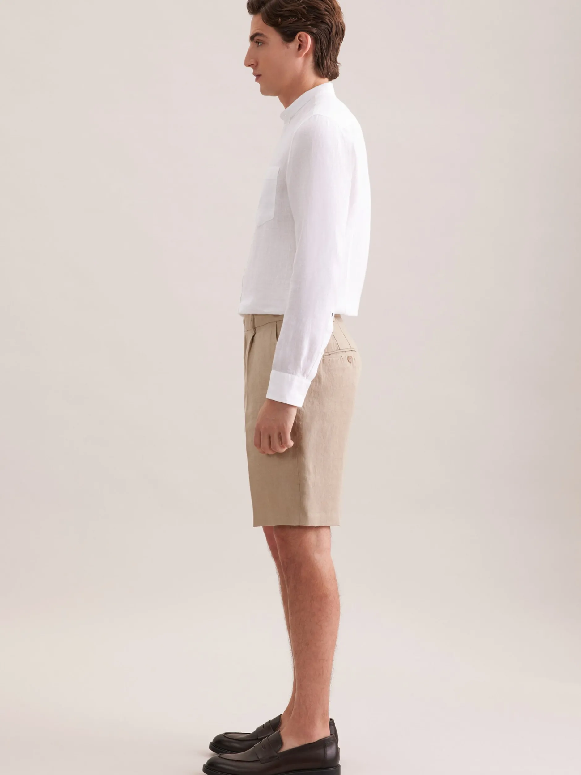 Seidensticker Herren Shorts - Regular Fit in beige
