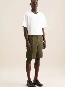 Seidensticker Herren Shorts - Fit in oliv
