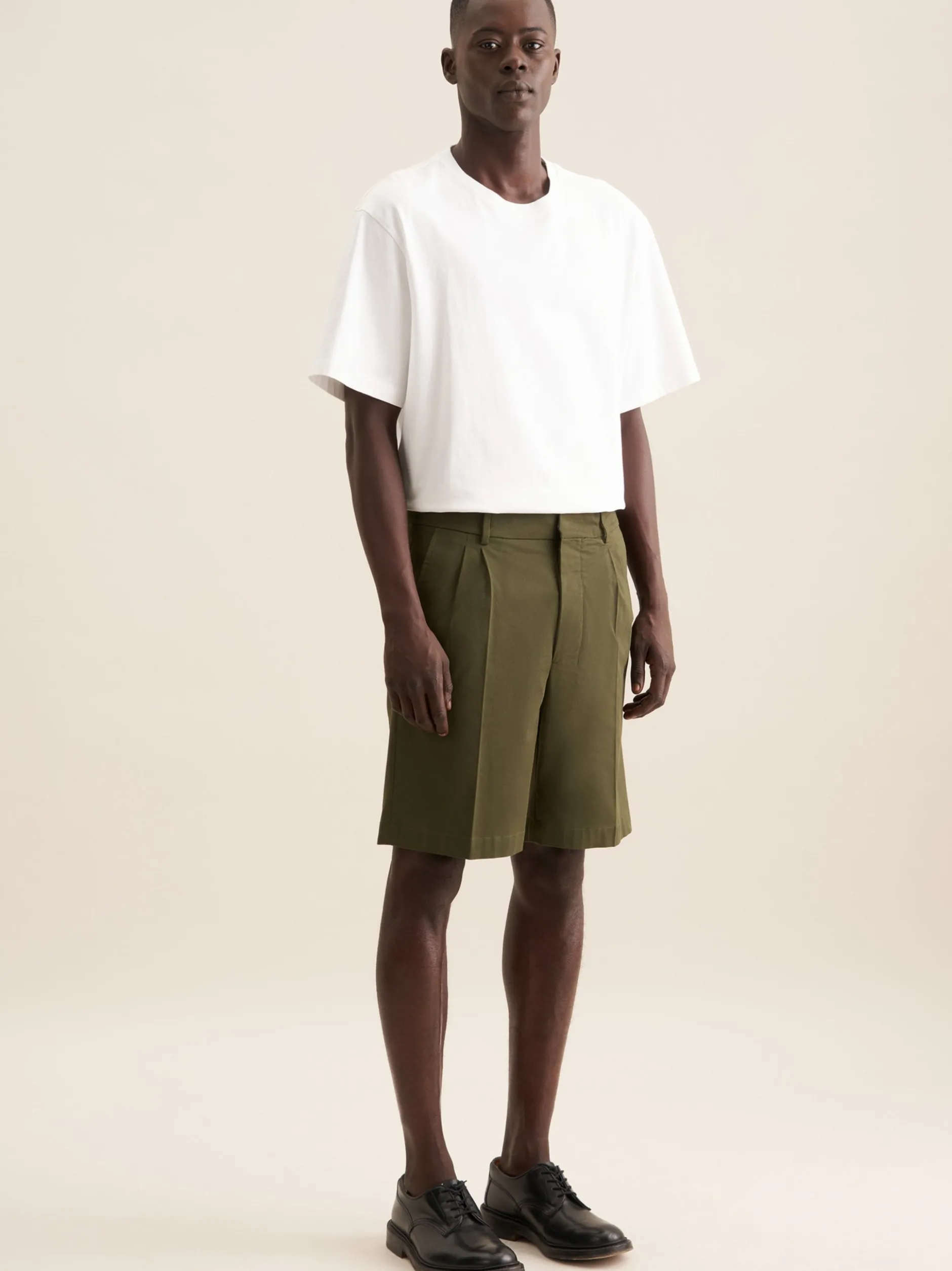 Seidensticker Herren Shorts - Fit in oliv