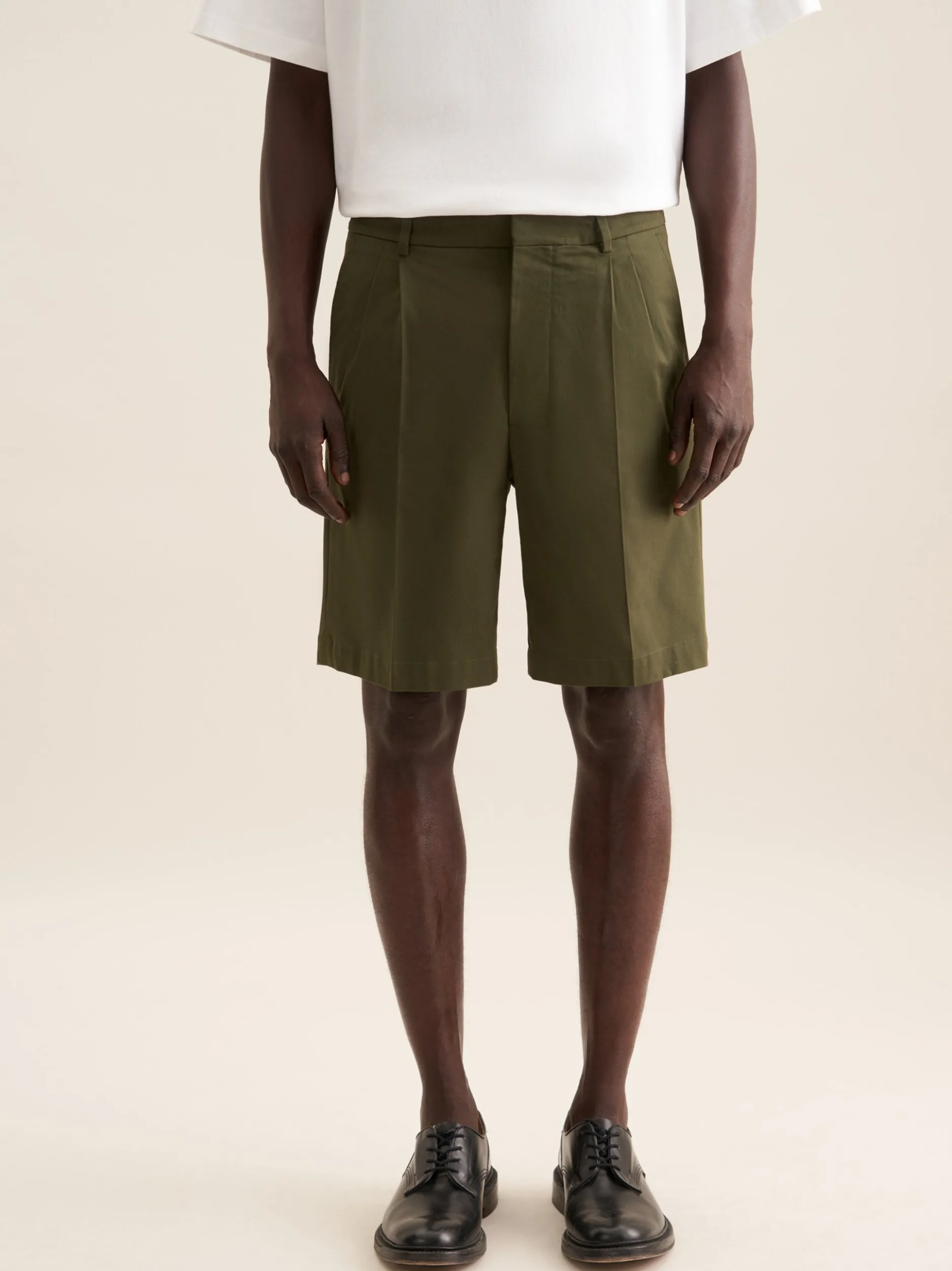 Seidensticker Herren Shorts - Fit in oliv