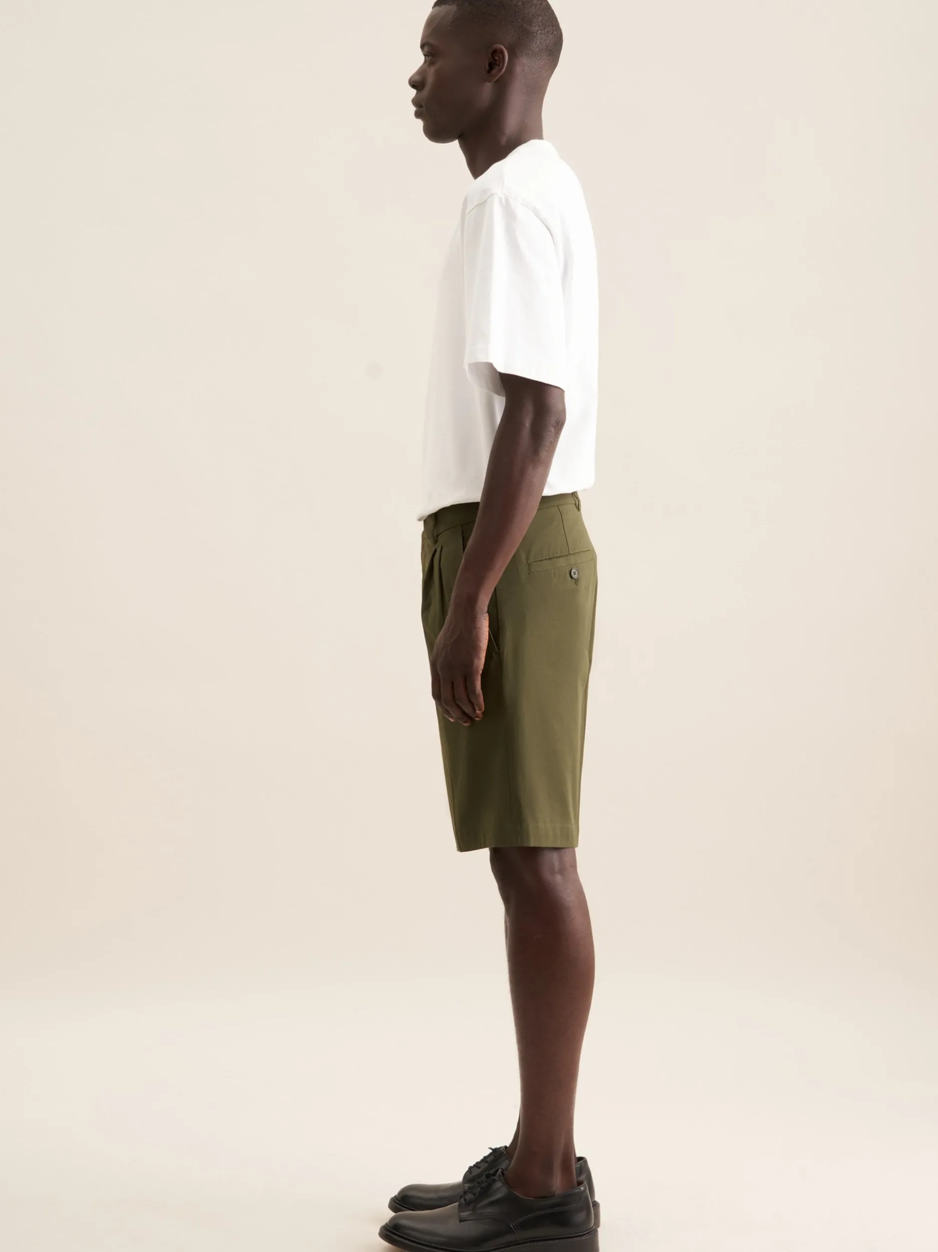 Seidensticker Herren Shorts - Fit in oliv
