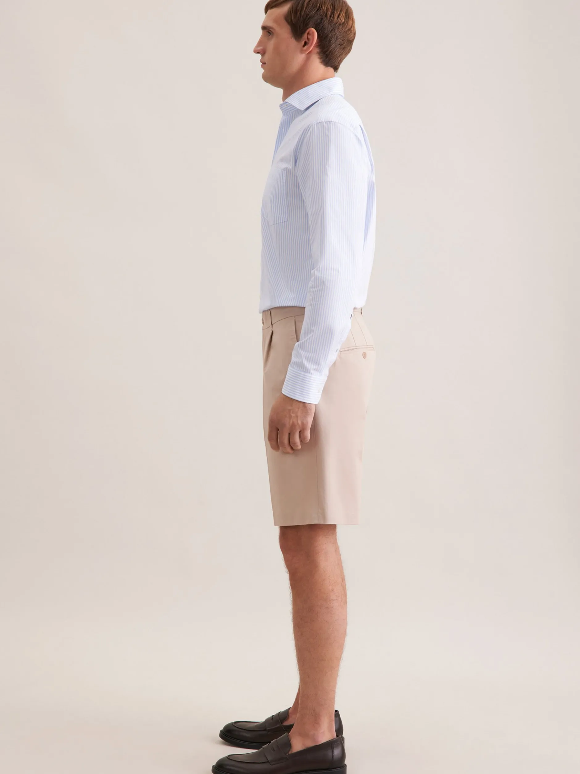 Seidensticker Herren Shorts - Regular Fit in beige