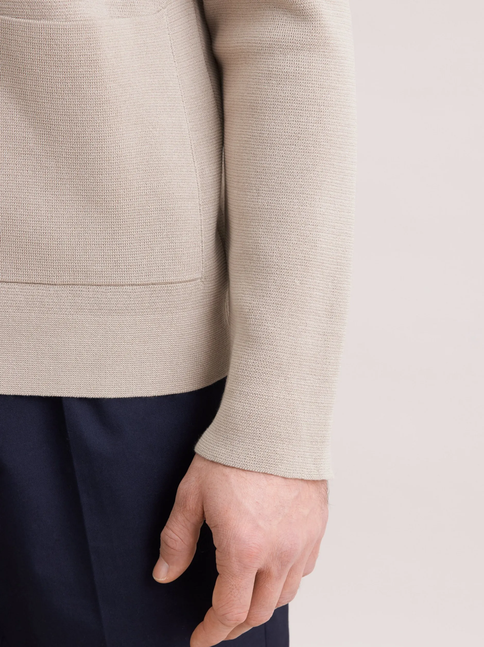 Seidensticker Herren Strickjacke - Regular Fit in beige
