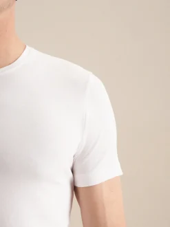 Seidensticker Herren T-Shirt - Regular Fit in weiß