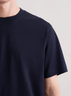 Seidensticker Herren T-Shirt - Regular Fit in marine