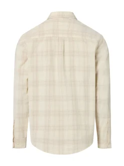 Selected Herren Cord-Hemd in vanille taupe
