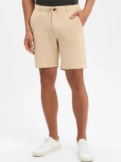 Selected Herren Shorts - Brody in beige - Länge: kurz