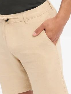 Selected Herren Shorts - Brody in beige - Länge: kurz