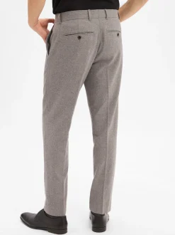 Selected Herren Wollhose in grau - Länge: lang
