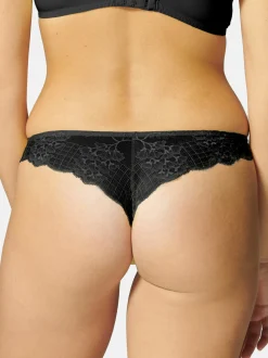 Simone Perele Damen Tanga - Reve in schwarz