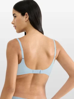 sloggi Damen Bügelloser BH - Blue ZERO Feel 20 THE UP in hellblau