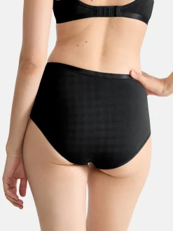 sloggi Damen High Waist Panty - 3er Pack GO Daily Cotton in schwarz