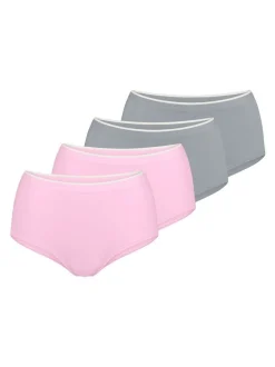sloggi Damen High Waist Panty - 4er Pack GO Sense in mehrfarbig