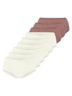 sloggi Damen High Waist Panty - 9er Pack GO Daily Cotton in braun