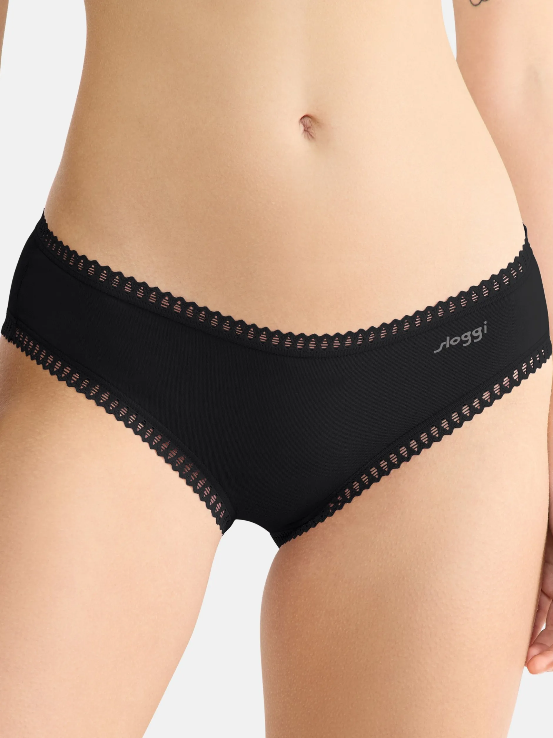 sloggi Damen Hipster - 9er Pack GO Crush in schwarz