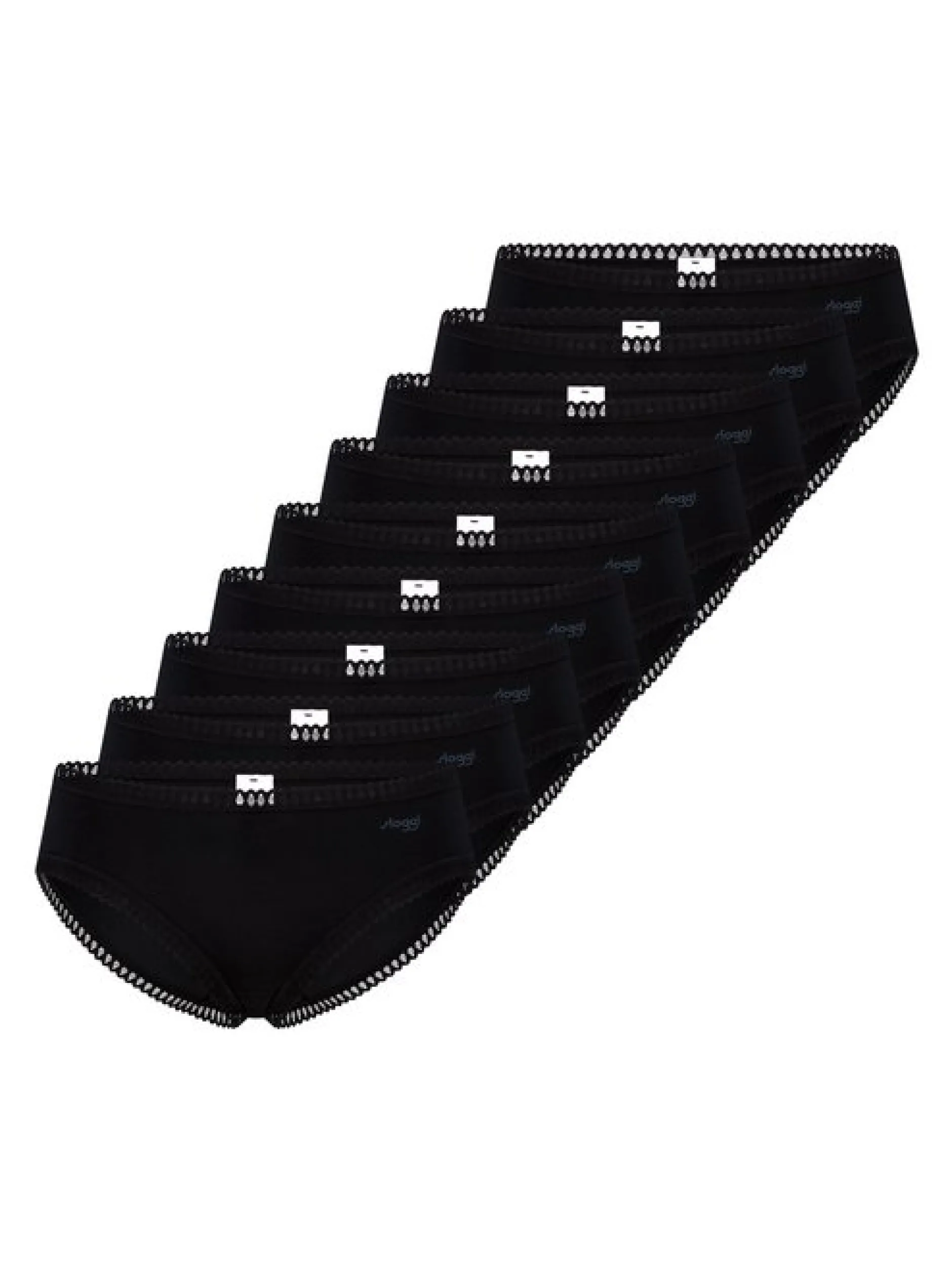 sloggi Damen Hipster - 9er Pack GO Crush in schwarz