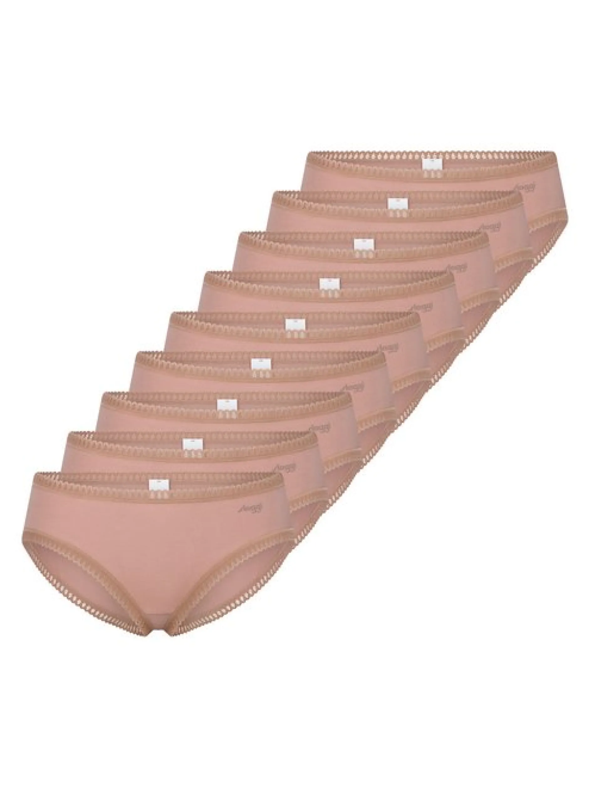 sloggi Damen Hipster - 9er Pack GO Crush in braun