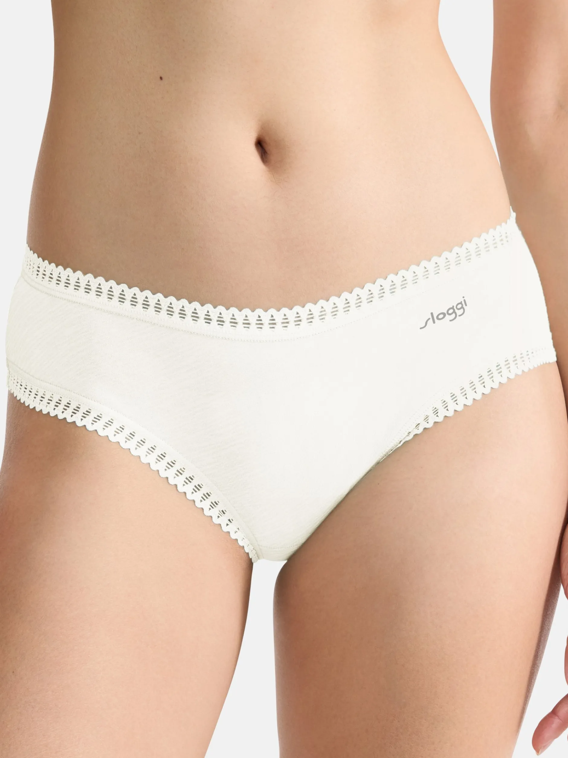 sloggi Damen Hipster - 6er Pack GO Crush in beige weiß