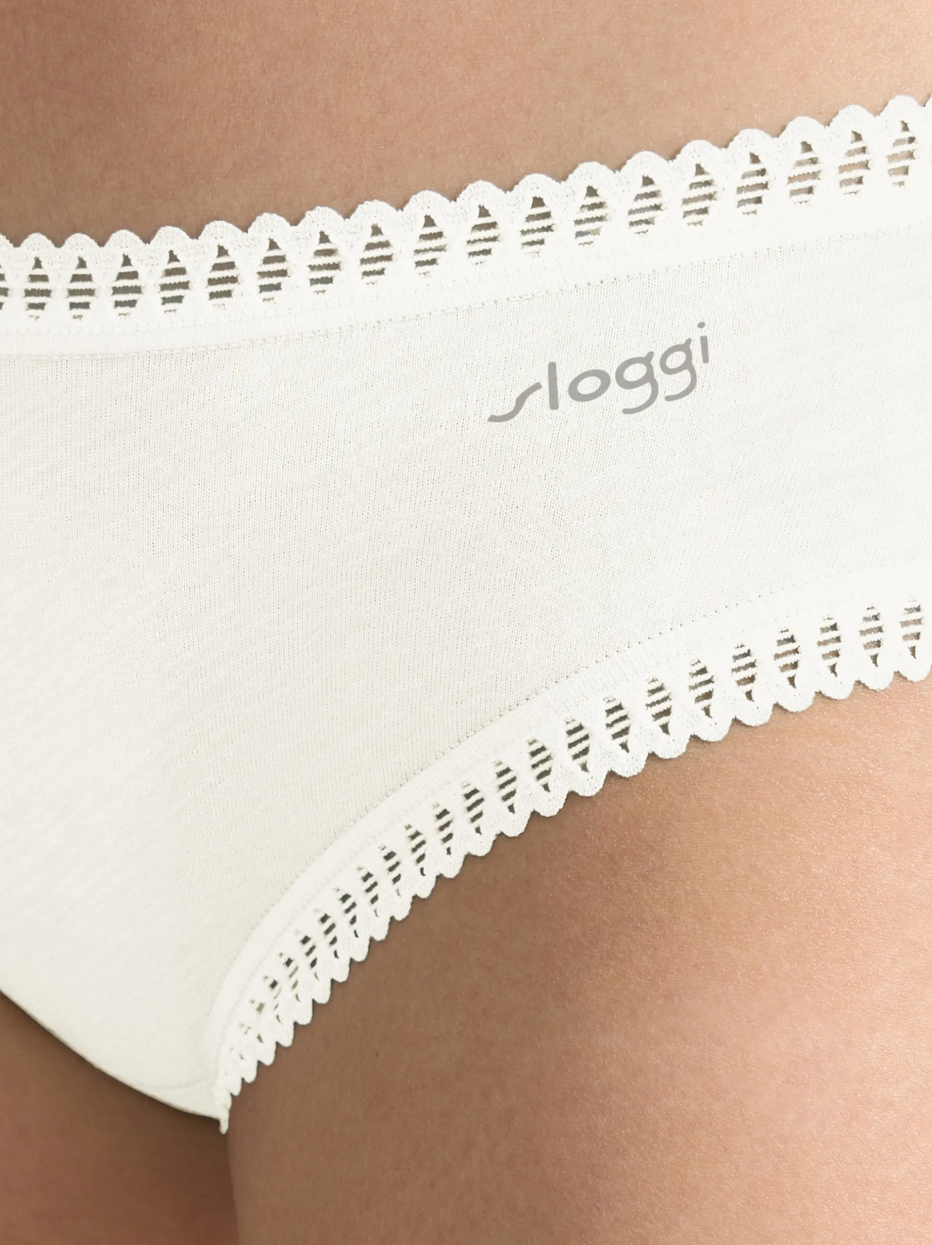 sloggi Damen Hipster - 6er Pack GO Crush in beige weiß
