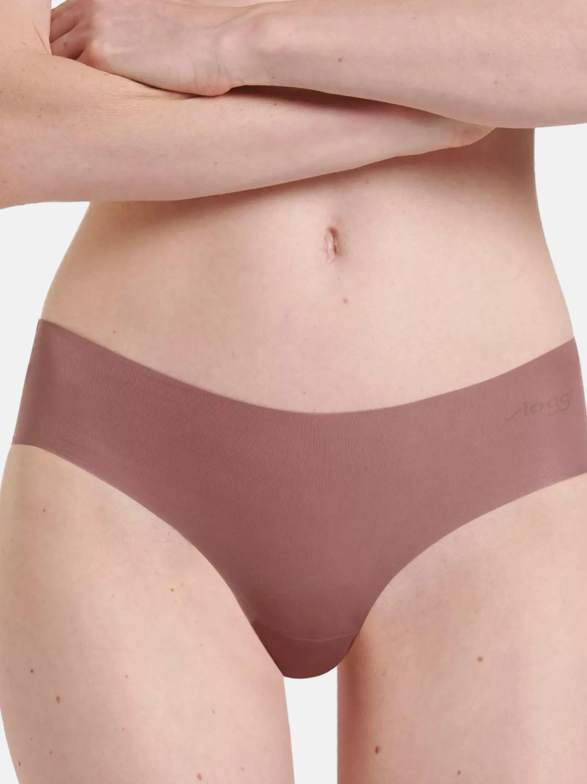 sloggi Damen Hipster - 6er Pack ZERO Microfibre in braun