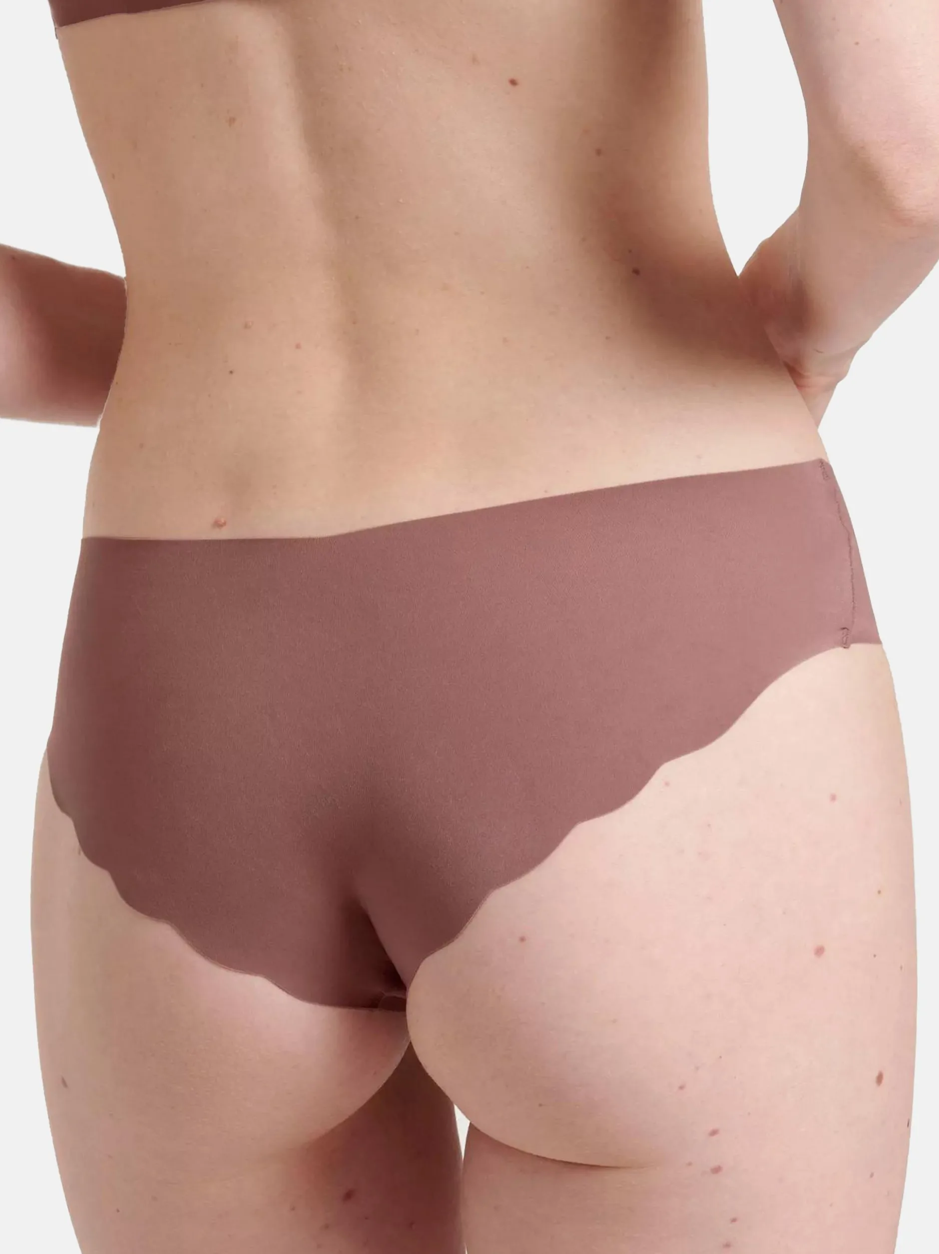 sloggi Damen Hipster - 6er Pack ZERO Microfibre in braun