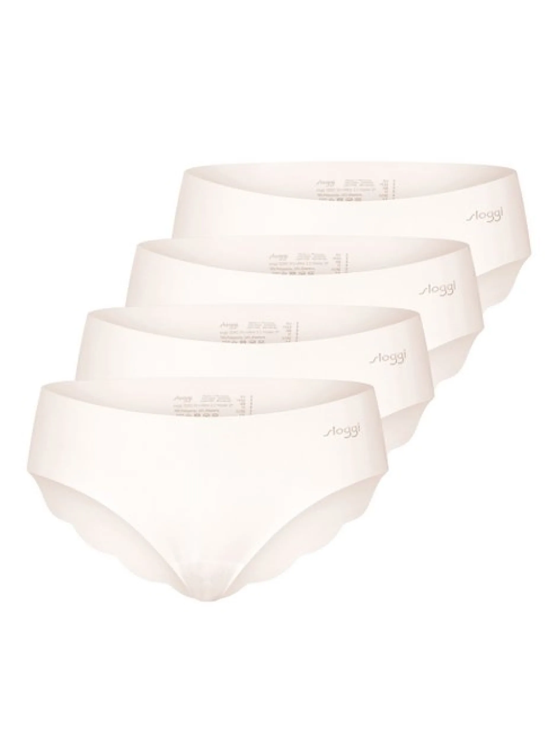 sloggi Damen Hipster - 4er Pack ZERO Microfibre in beige vanille