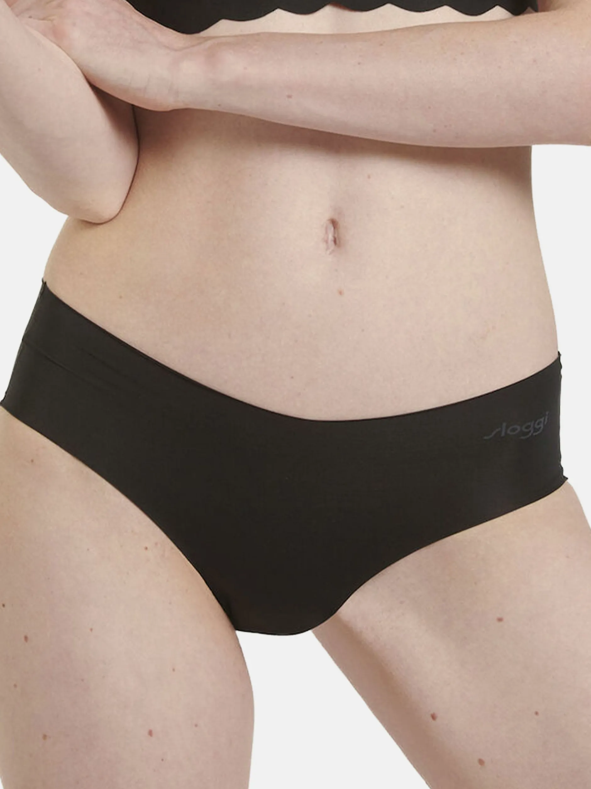 sloggi Damen Hipster - 6er Pack ZERO Microfibre in schwarz